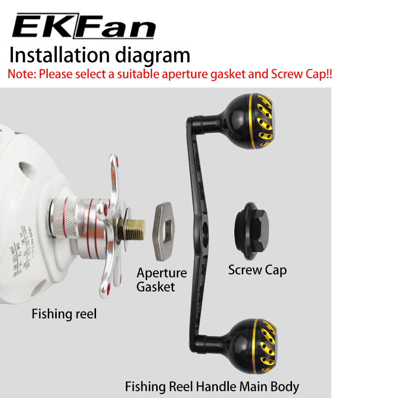 Spincast Reel - Gagang Reel Pancing Baitcasting EKfan 130MM