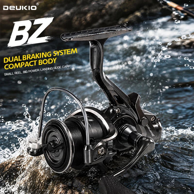 Ice Fishing Reel - DEUKIO Reel Pemintal Kompak Dual Brake