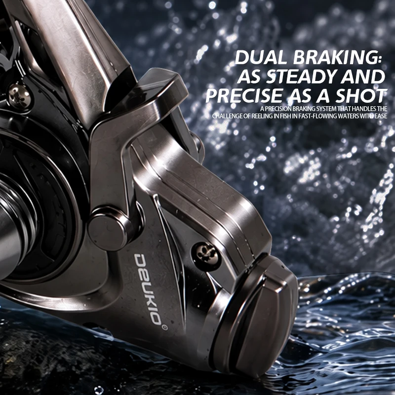 DEUKIO Reel Pemintal Kompak Du - Ice Fishing Reel ulasan dan harga